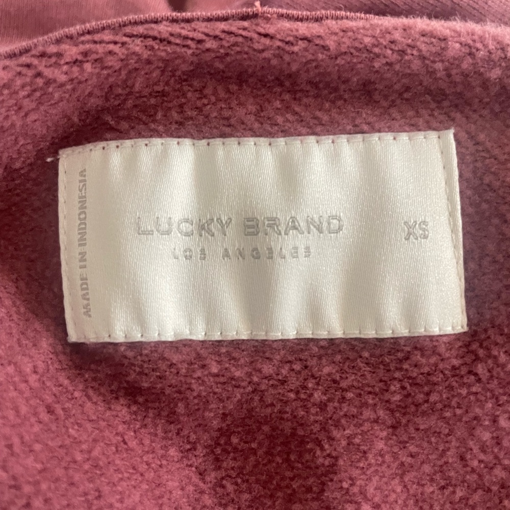 Lucky brand cropped hoodie sweatshirt / size XS